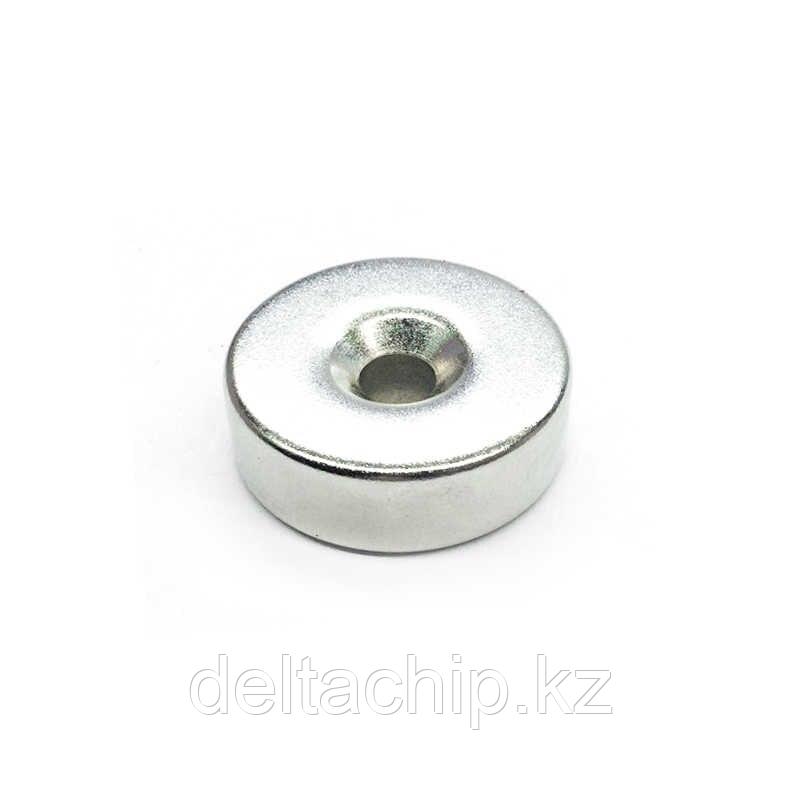 Магнит D10х2-3mm отверстие