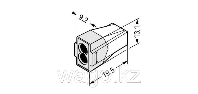 Клемма PUSH WIRE® для распределительных коробок WAGO 773-602, фото 2