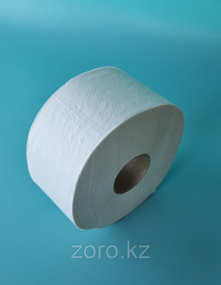 Туалетная бумага двухслойная 100 метров на втулке 60 мм для диспенсеров Джамбо. BMJ-100 - фото 5 - id-p101449351