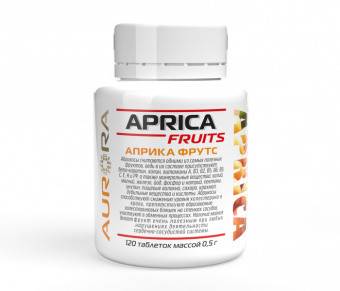 Лиофилизированный порошок абрикоса и персика Априка Фрутс 0.5 г, (Aprica Fruits) R21