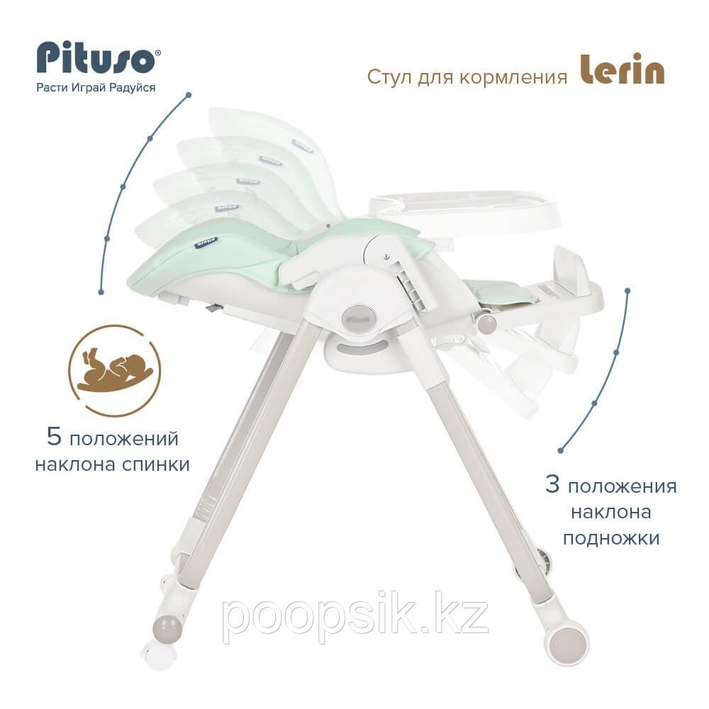 Стул для кормления Lerin Pituso Мятный Eco-кожа - фото 4 - id-p104244299