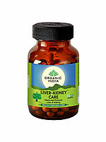 Ливер-Кидни для здоровья печени и почек, Liver-Kidney Care, Organic India, 60 кап.