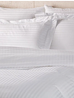 Постельное белье сатин, полоска 1 см, комплект полуторка