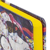 Ежедневник датированный 2023 А5 138x213 мм BRAUBERG "Vista", под кожу, "Klimt Gustav", фото 3