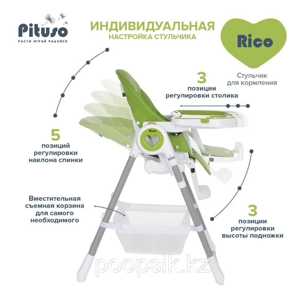 Стул для кормления Pituso Rico Зеленый - фото 5 - id-p104246645