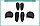 Чехлы из жаккарда для Mitsubishi Delica 1994-2007(капитанский салон), фото 4