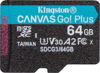 Карта памяти MicroSD 64GB Kingston SDCG3/64GBSP
