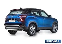 Hyundai Creta 2021- Защита заднего бампера d57