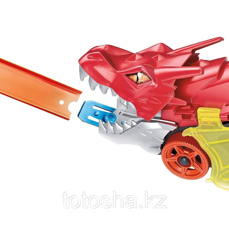 Игровой набор Hot Wheels "Транспортер разъяренный дракон" с хранилищем для машинок , GTK42 - фото 5 - id-p104251535