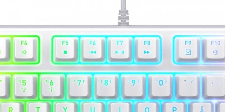 Клавиатура игровая/Gaming keyboard Xtrfy White