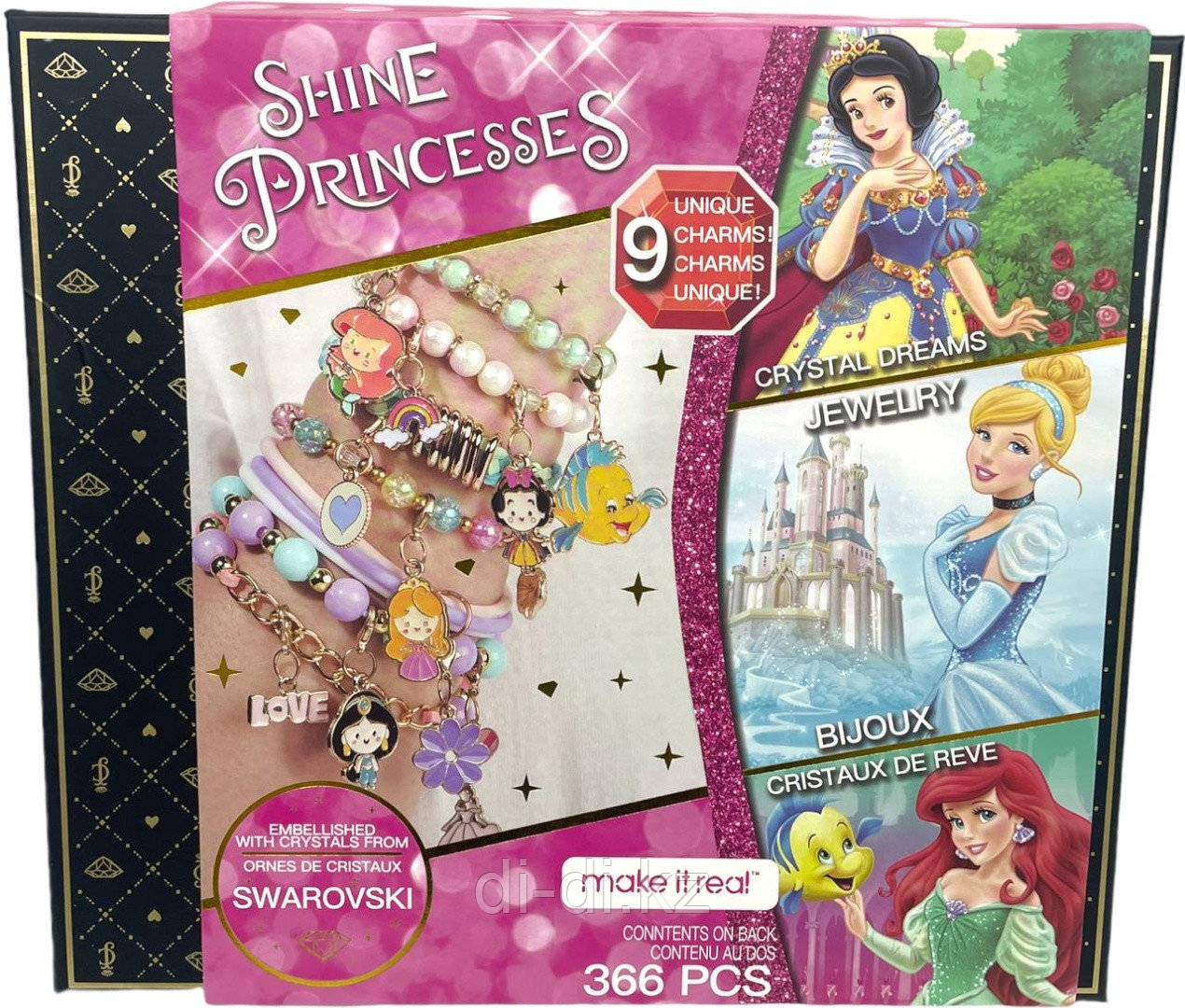 Набор Make It Real Набор для создания браслетов Shine Princesses D17-263