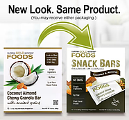 California Gold Nutrition, Foods, жевательные батончики с кокосом и миндалем, 12 батончиков весом 1,4 унции (4, фото 5