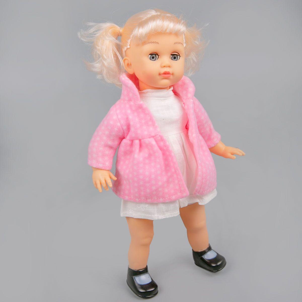 Кукла блондинка в розовом платье  Little baby