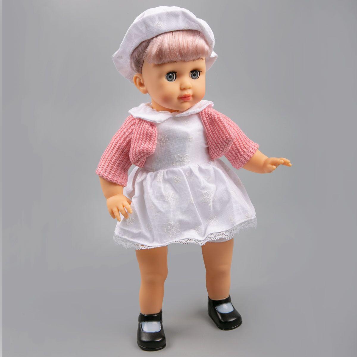 Кукла блондинка в цветочном платье Little baby