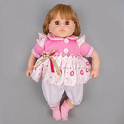 Кукла блондинка в цветочном платье Little baby