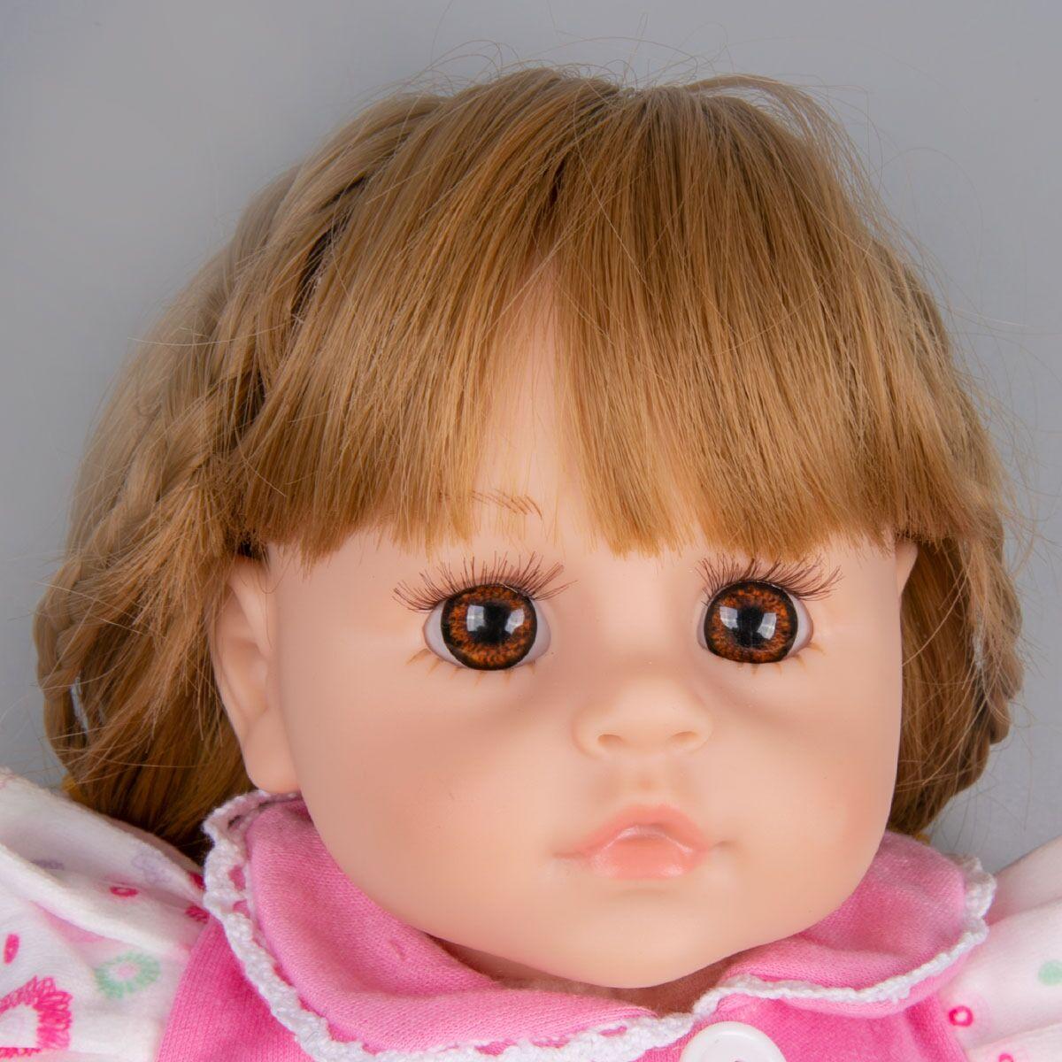 Кукла блондинка в цветочном платье Little baby