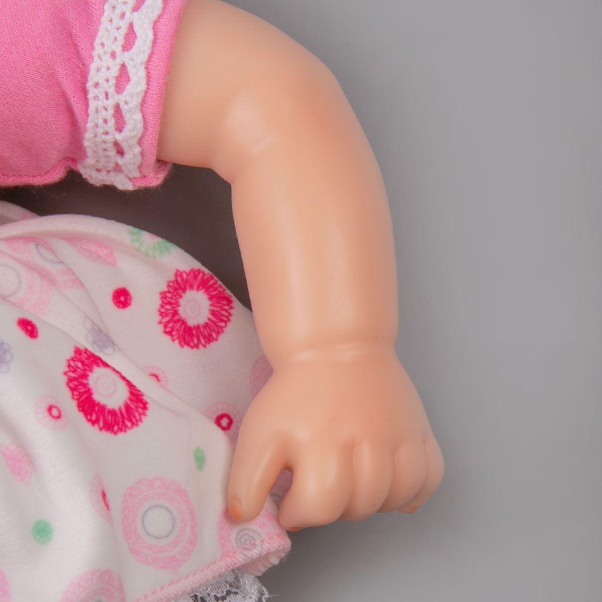 Кукла блондинка в цветочном платье Little baby