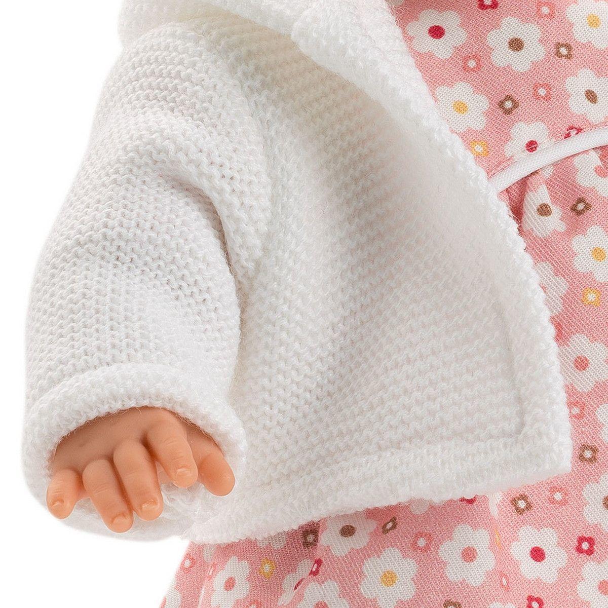 LLORENS: Кукла малышка Ариана 33 см, в белой курточке - фото 3 - id-p104255756
