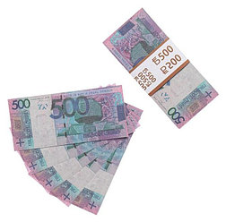 Пачка купюр 500 беларусских рублей