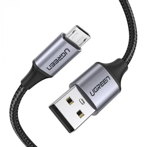 UGREEN 60146 Кабель US290 Micro USB 2.0 Cable 1M Metal/Black