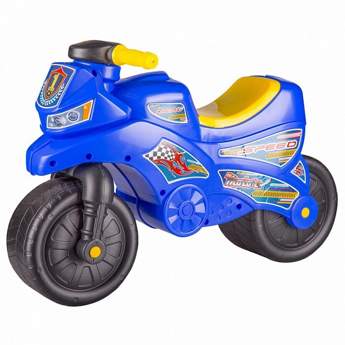Каталка детская Альтернатива Мотоцикл синий - фото 1 - id-p98813489