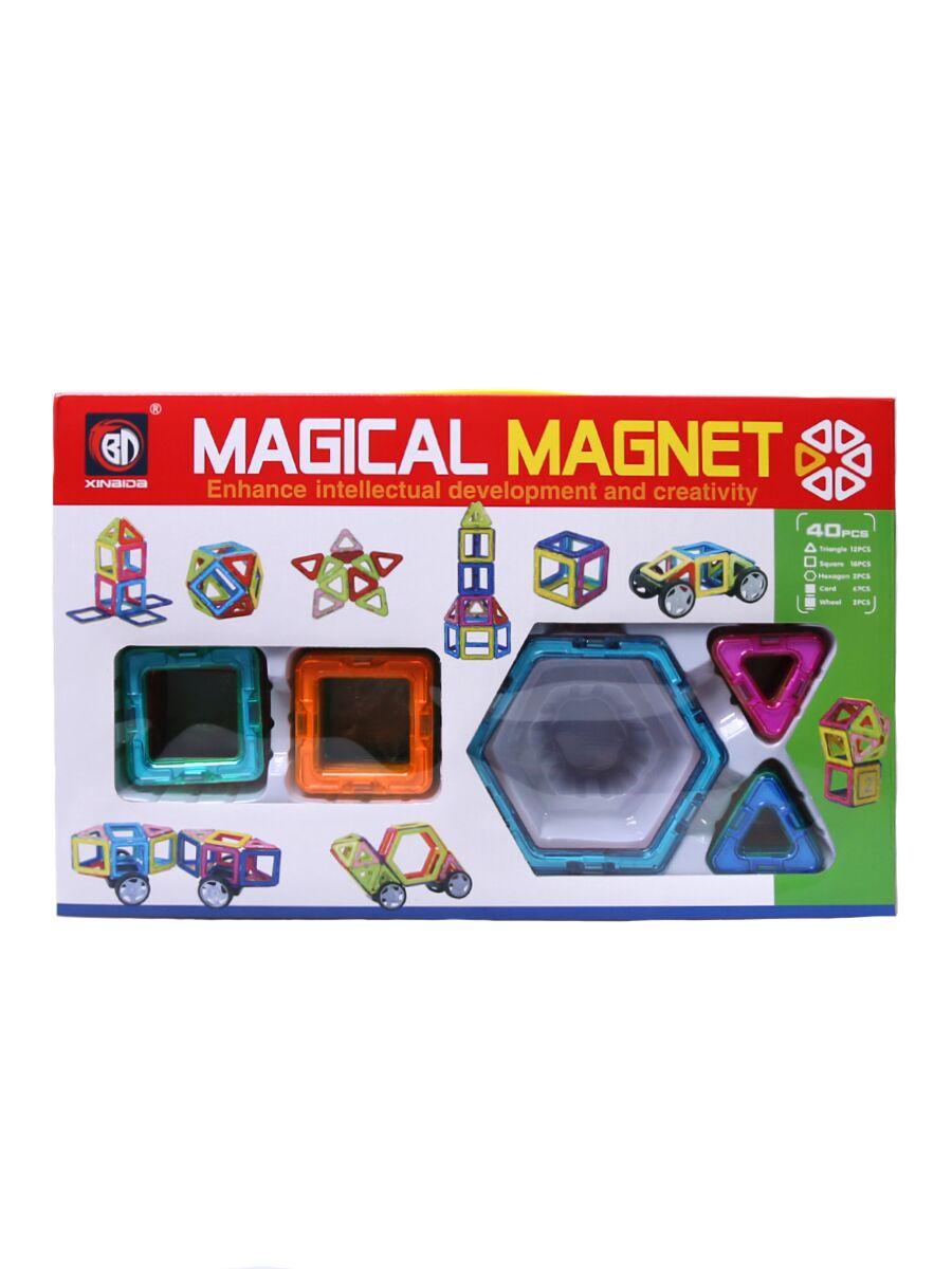 Набор магнитного конструктора 3D с усиленными магнитами Magical Magnet