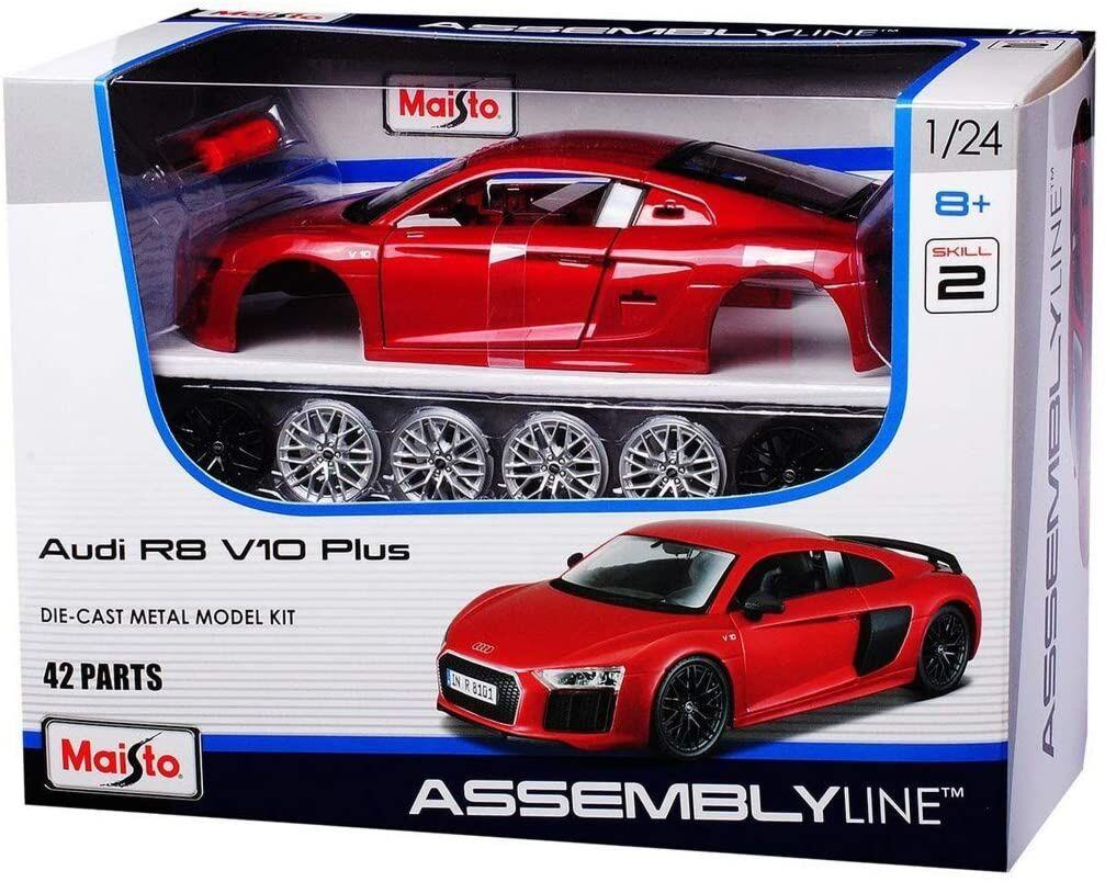 Assembly Line 1:24 Audi R8 V10 Plus Maisto - фото 1 - id-p104258239