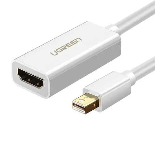 UGREEN 10460 Переходник MD112 Mini DP to HDMI Converter 1080p (White)