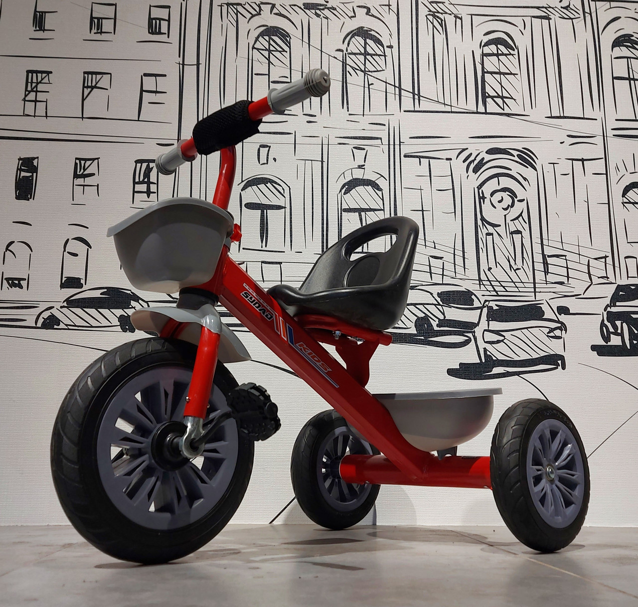 Недорогой детский трехколесный велосипед "SYDAD". Kaspi RED. Рассрочка. - фото 1 - id-p104261432