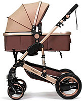 Детская коляска для детей прогулочная для новорожденных трансформер Belecoo 2в1 до 3 лет автокресло
