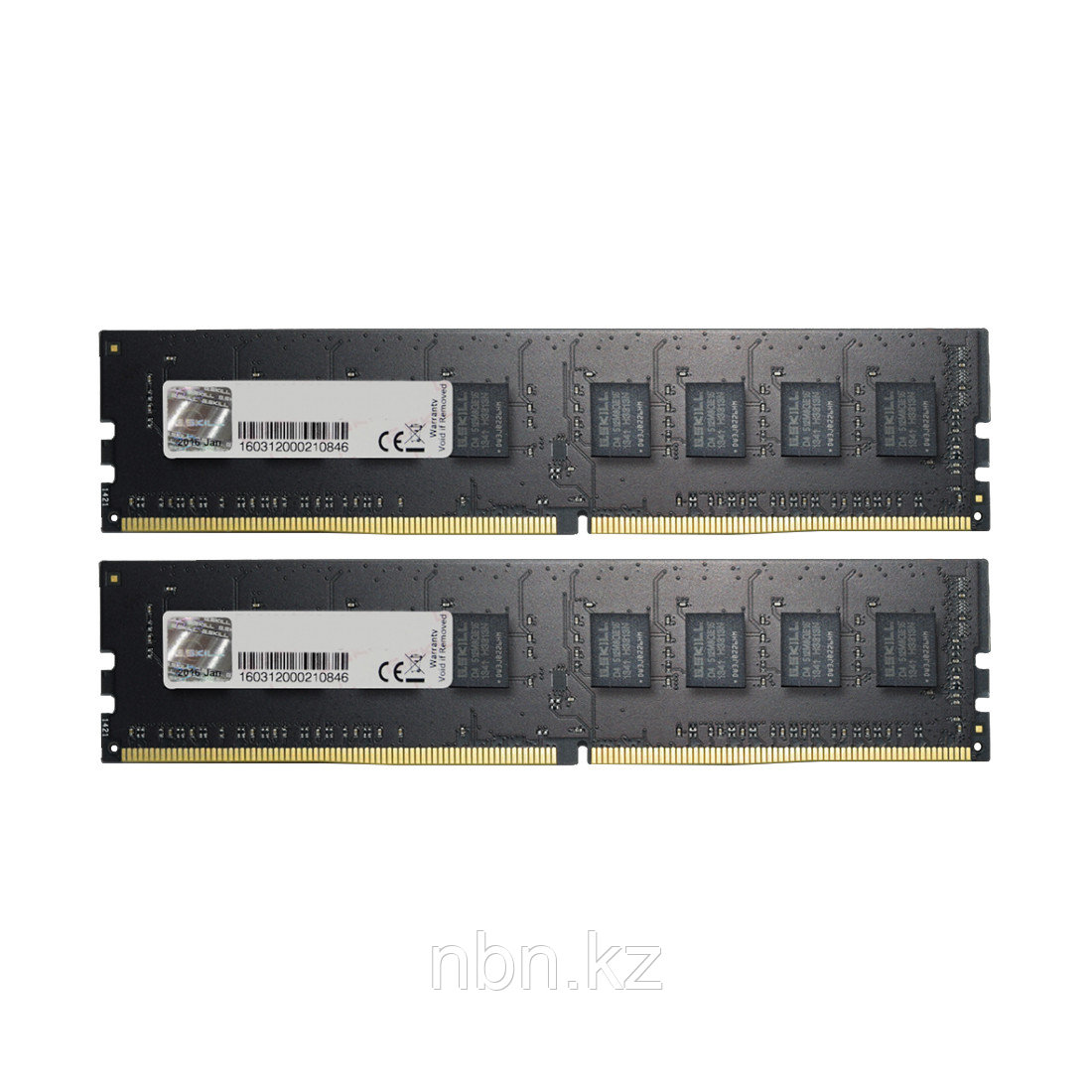 Комплект модулей памяти G.SKILL F4-2400C17D-16GNT DDR4 16GB (Kit 2x8GB) 2400MHz - фото 1 - id-p104261651