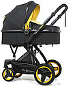 Детская коляска прогулочная для детей новорожденных трансформер Belecoo 3в1 до 3 лет автокресло, фото 3