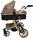 Детская коляска для детей Aimile 2в1 прогулочная для новорожденных трансформер универсальная всесезонная, фото 2
