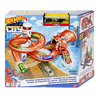 Игровой набор Hot Wheels "Вторжение осьминогa" Octopus Invasion Attack , HDR29/HDR31