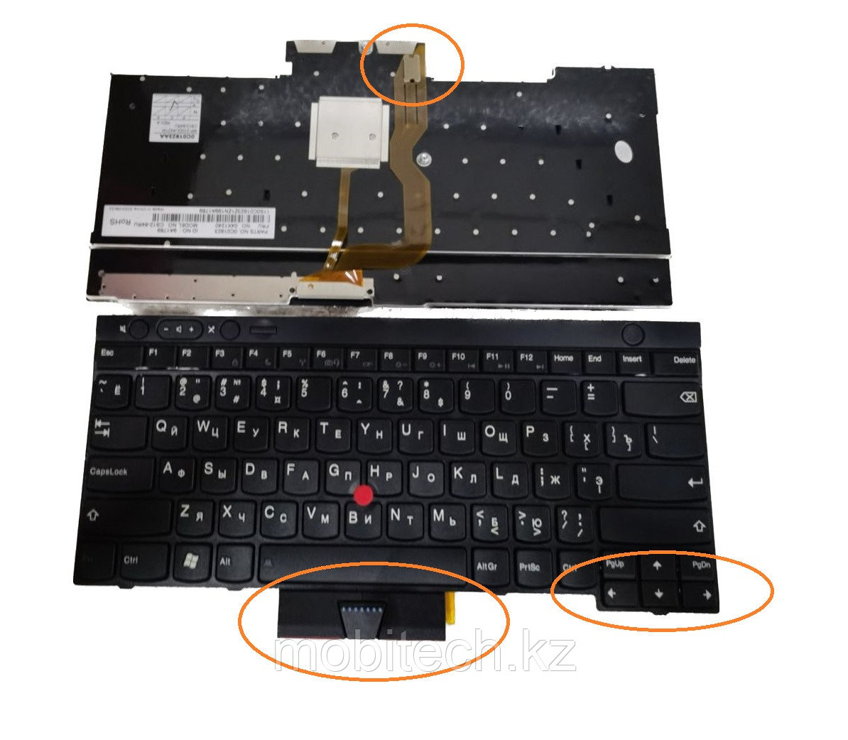 Клавиатуры Lenovo ThinkPad T430 T440 L430 W530 T430I X230I T530I L530 04W2250 клавиатура c RU/ EN раскладкой - фото 1 - id-p92501111