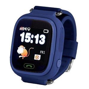 Умные часы детские с GPS Smart Baby Watch Q90 (Темно-синий)