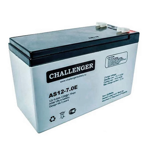 Аккумулятор CHALLENGER AS12-7.0 А/ч для ИБП