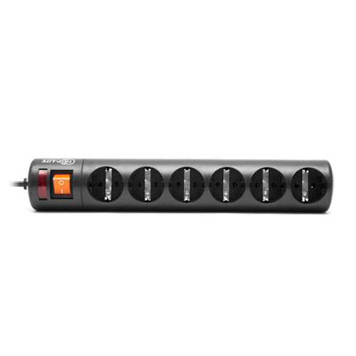 Сетевой фильтр 1.5 м черный 6 розеток GR16-1379T Tripp-Lite