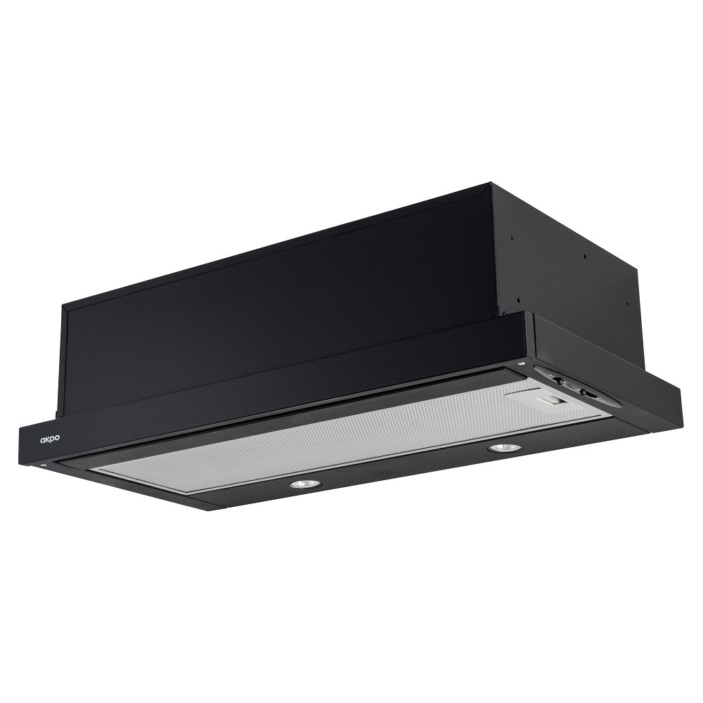 Light eco 50 см черная WK-7 Вытяжка кухонная AKPO /Польша/