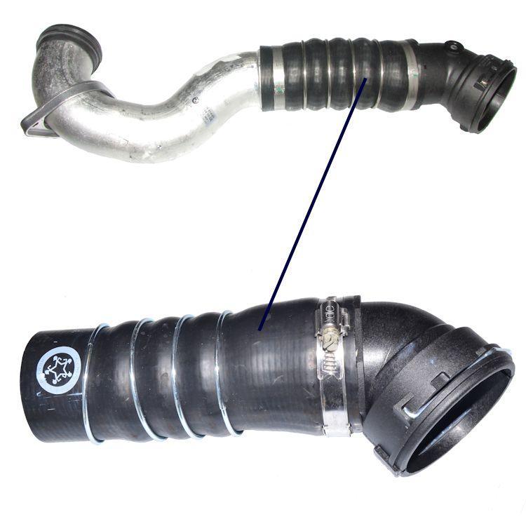 Патрубок интеркуллера BMW E60, E61 11617808414