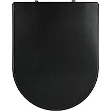 Сиденье для унитаза Uno So Black дюропласт, микролифт, цвет чёрный