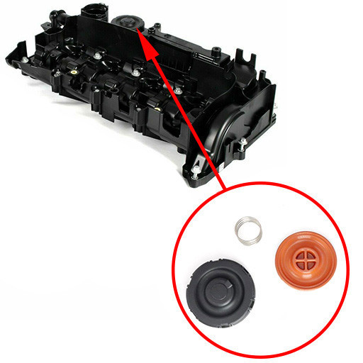 Клапан вентиляции картерных газов для BMW N47N, N47S1 и B47 11128589941, фото 1