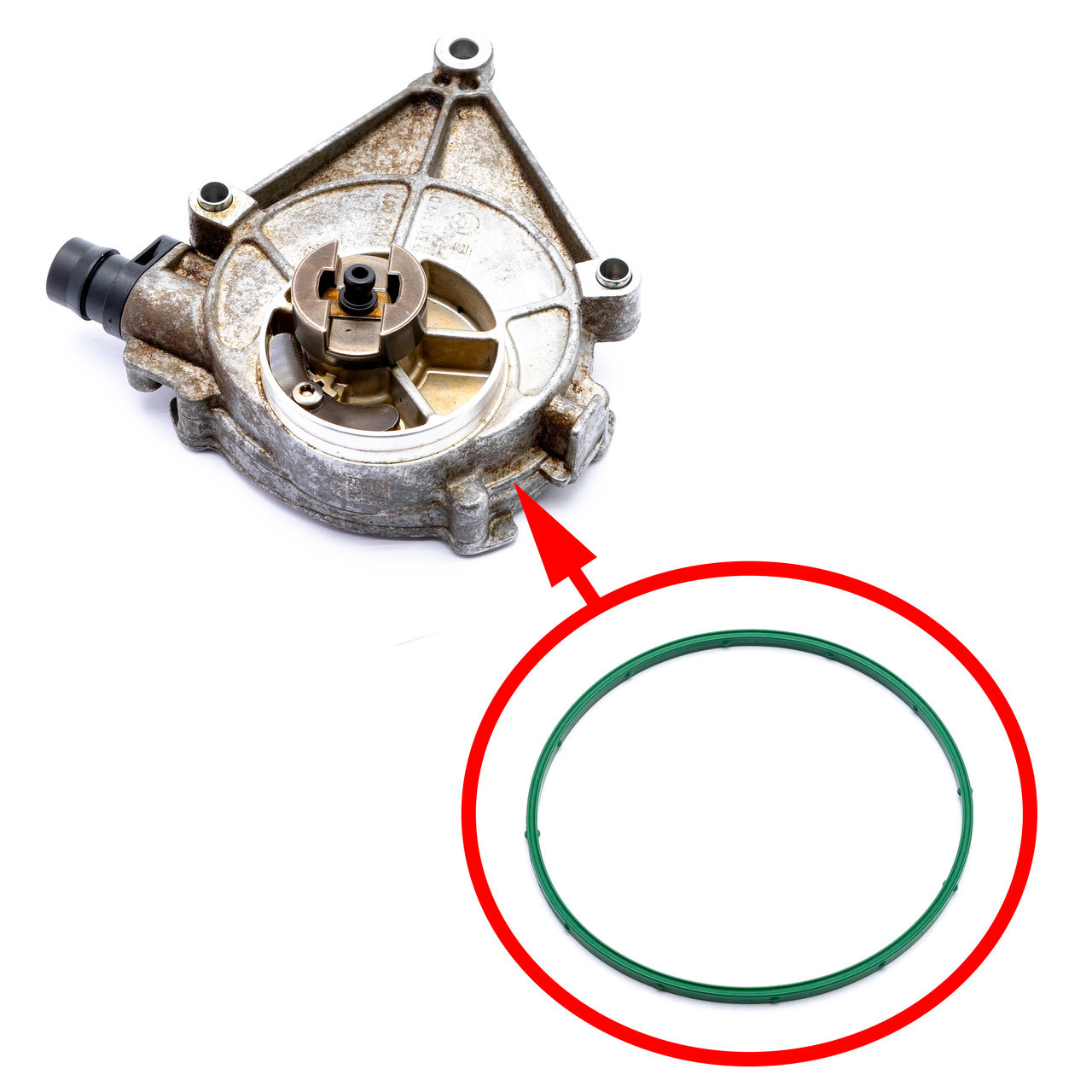 Прокладка вакуумного насоса BMW N20 N26 11667622380 после 08.2012