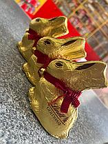 Шоколадные зайчики Lindt GOLDHASE с бантиком 100 гр / Германия