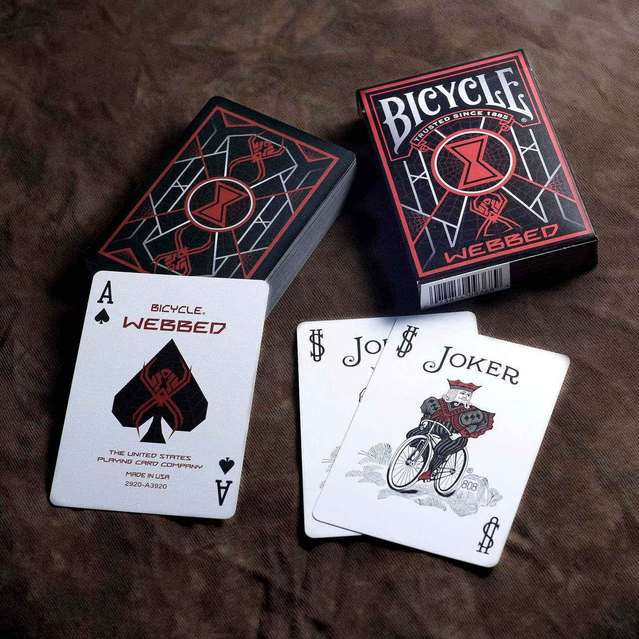 Игральные карты Bicycle Webbed (лицензия)