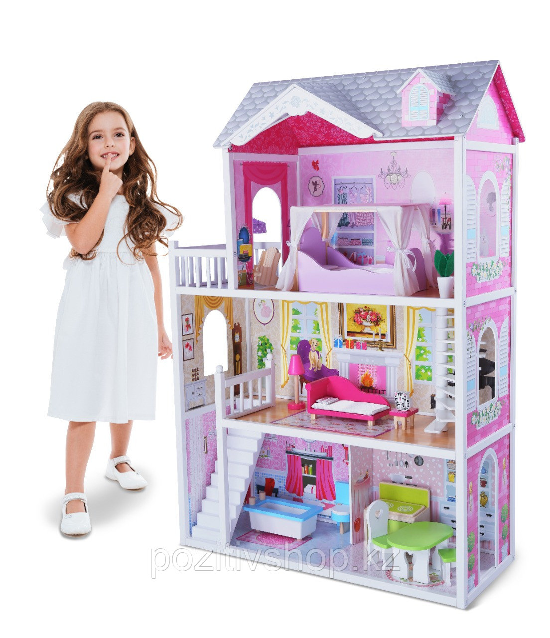 Кукольный домик с мебелью Tomix Aria