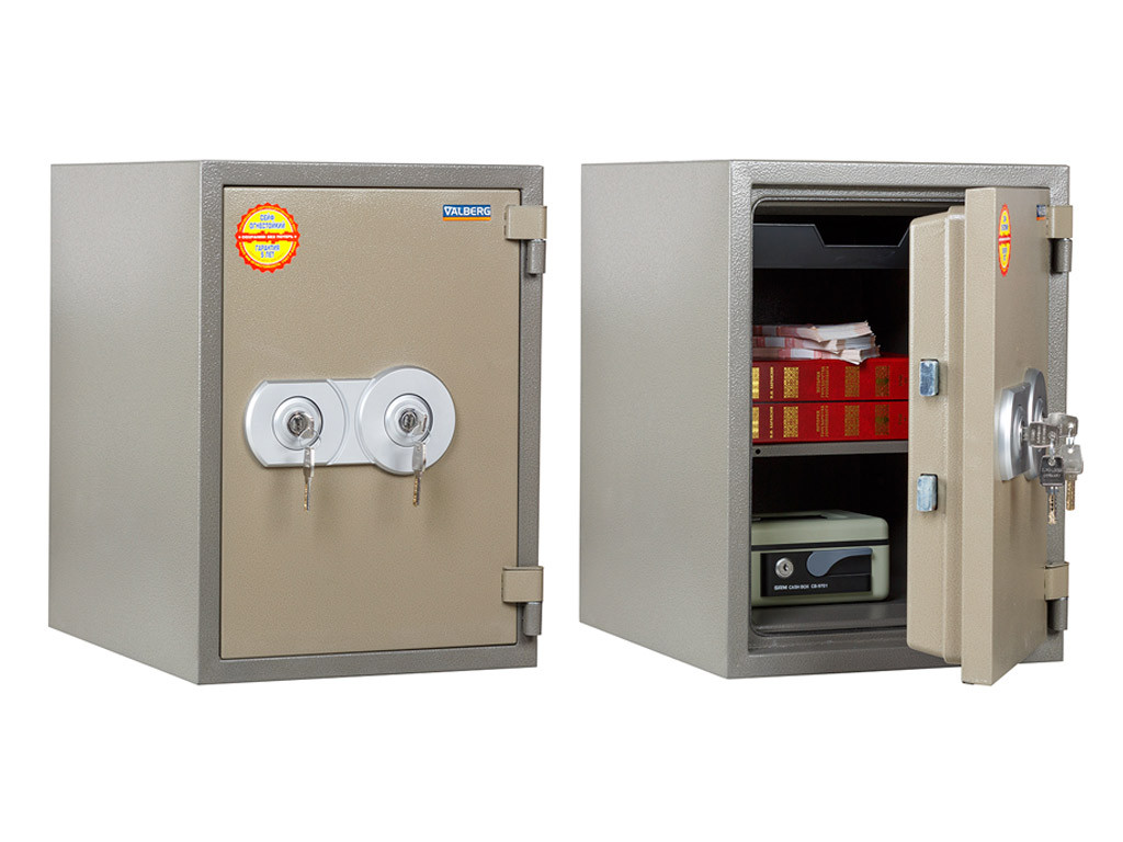 Огнестойкий сейф FRS 49 KL, 490х350х430 мм