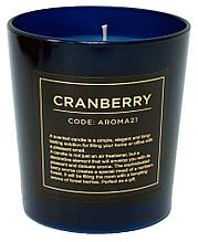 Свеча ароматическая «Cranberry», цвет синий