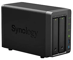 Сетевое оборудование Synology Сетевой NAS-сервер Synology DS718+, 2 отсека для HDD