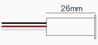 Датчик магнитоконтактный врезной (геркон) белый - фото 3 - id-p104284547